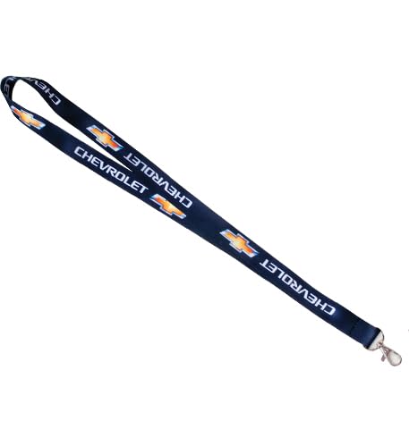 SR1 Performance Chevrolet Gold Bowtie Lanyard w/Stretchable Strap and Keychain Clip