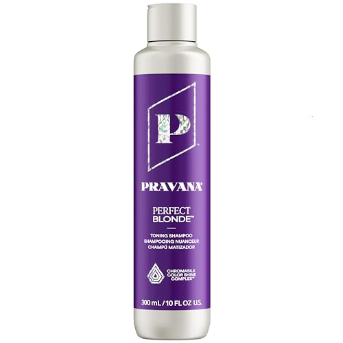 Pravana The Perfect Blonde Purple Toning Shampoo | Neutralizes Br...