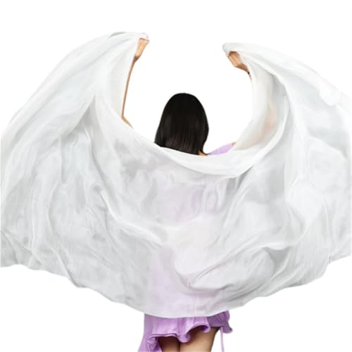 Voiles de danse du ventre légers en soie pour réussir vos effets de lancer de foulard