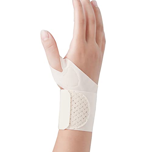 D&M ディーアンドエム 親指・手首コンパクトサポーター 手首サポーター 親指用 手首用 左右兼用 1個入り 日本製 ベージュ Lサイズ 111854 中圧迫 薄型 固定 サポート スポーツ