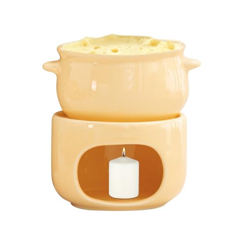 Genérico Taza para Derretir Chocolate, Construcción Segura Y Resistente, 450 G, para Olla Caliente, De Café para Fondue para Derretir Mantequilla con Queso Y Chocolate, Juego De Tazas para Fondue, Di