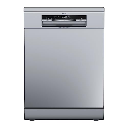 Teka DFS 46750 - Lavavajillas Libre Instalación de 60 cm, ExpertCare Series, para 14 Cubiertos, 7 Programas de Lavado, Sistema Aquasafe, Color Acero Inoxidable