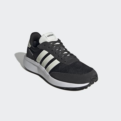 adidas Women's Run 70s, Black/Off White/Carbon, 8.5