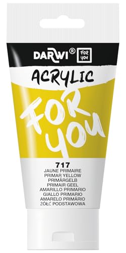 Darwi For You DF5150075717C Acrylique 75ml Semi-transparent Jaune primaire