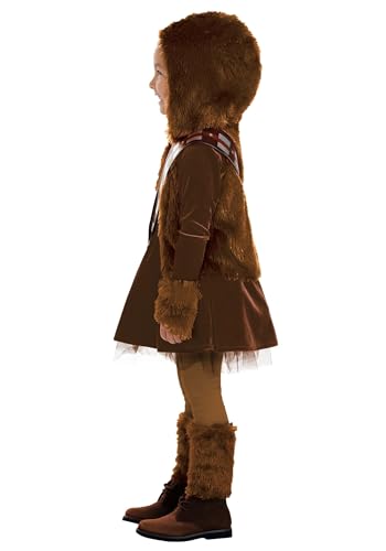 Disfraz completo Chewbacca para niñas pequeñas miniatura 4