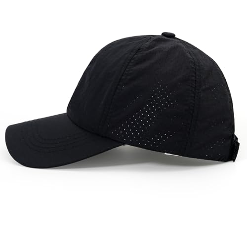 Girls Criss Cross Ponytail Baseball Cap Adjustable Ponycap Quick Dry Toddler Trucker Hat Girls Hats for Kids Ages 4-84