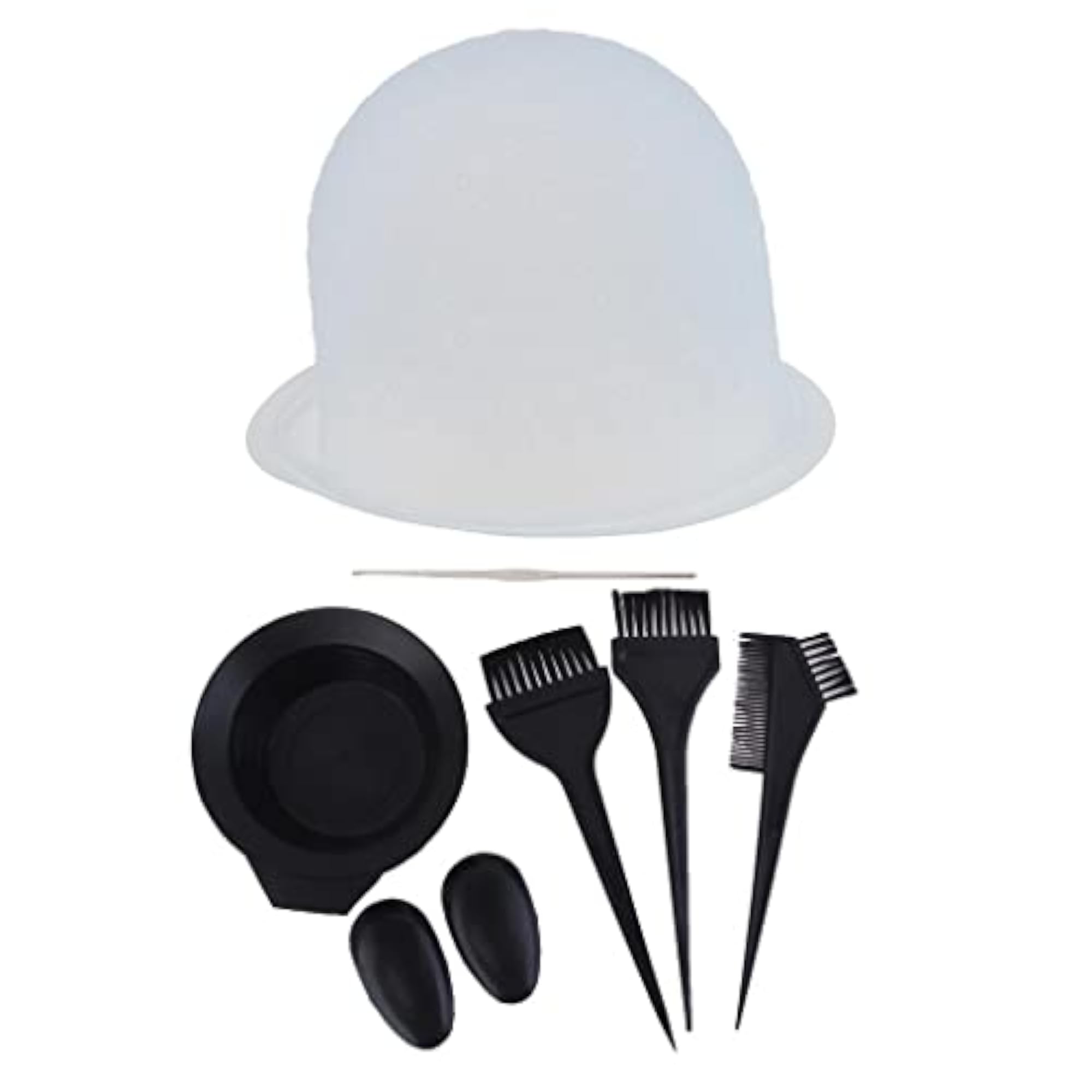 Salon Hair Dye Color Bowl Comb Brush Set