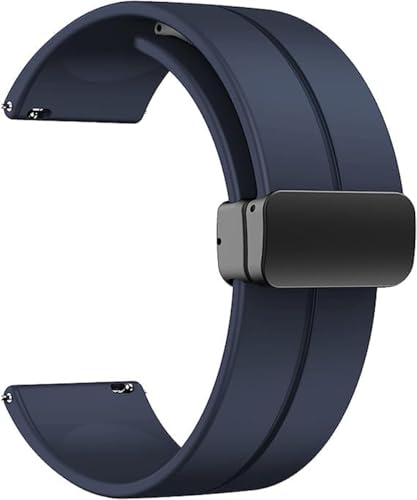 Image of INEFABLE 20mm Watch Straps With Folding Magnetic Lock Compatible With Amazfit GTS 2 Mini /Amazfit Bip /Pro /Lite /Bip S /GTR /Galaxy Watch 4 /Watch 5 & All 20mm Watches