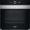 Hotpoint - HAOI5S8PM0XA Four Encastrable Pyrolyse 73L - Hydrolyse, Chaleur Pulsée - Programmes Automatiques, Écran Électronique - H 59,7 x L 59,5 x P 56,4 cm - Classe Énergétique A+ - Inox