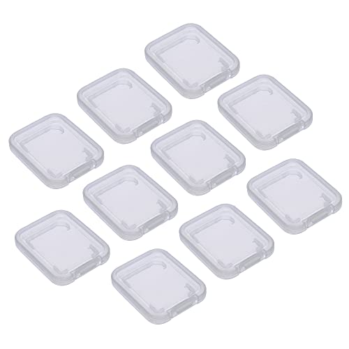 Protective SD Card Cases Little Boxes Memory Card Holders SD Memory Cases Holding Individual SD Cards Sturdy Durable Plastic Compact Cards Cases