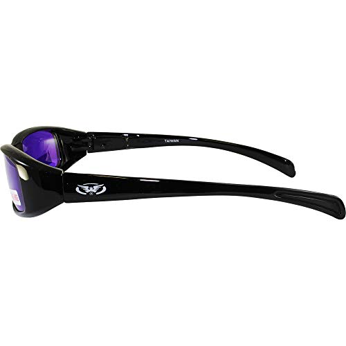 Global Vision New Attitude - Stylish Sunglasses - Purple Lenses Black Frame3