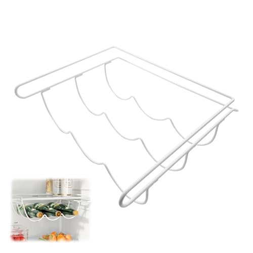 JLNGTHONG Étagère universelle pour bouteilles de vin pour tous les types de réfrigérateurs, d'espace, organisateur de bouteilles de réfrigérateur –...