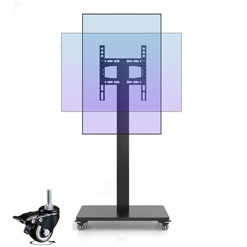 Soporte móvil para TV de piso portátil para pantallas 32-65" miniatura 1