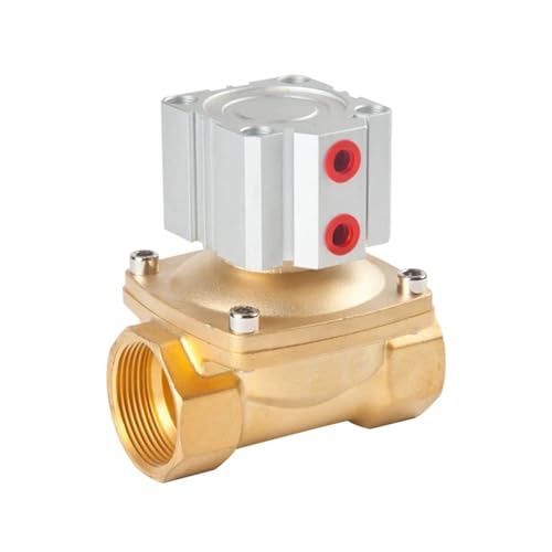 Vanne de régulation pneumatique en laiton durable et joint PTFE - 5