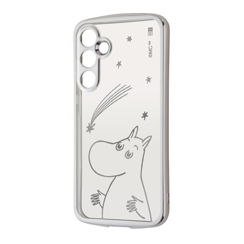 イングレム Galaxy A55 5G ケース キャラクター ムーミン ギャラクシーA55 SC-53E SCG27 GalaxyA55 クリア ディズニー かわいい スマホケース TPUソフトケース METAMORU ムーミン星空_メタリック IN-AG