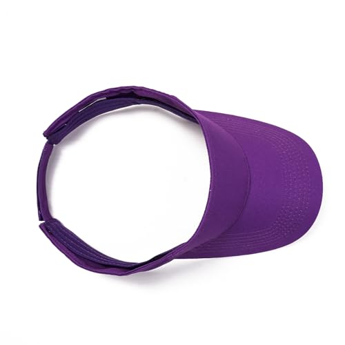 Image of ANDICEQY Sport Sun Visor Hats Adjustable Empty Top Baseball Cap Cotton Ball Caps for Women and Men