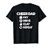Cheer Dad Cheerleading Pay Drive Clap Repeat T-Shirt