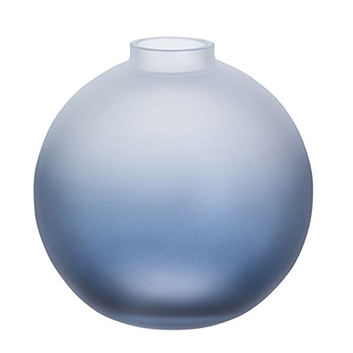 Vase Orb personnalisé bleu pour créer une ambiance zen au salon
