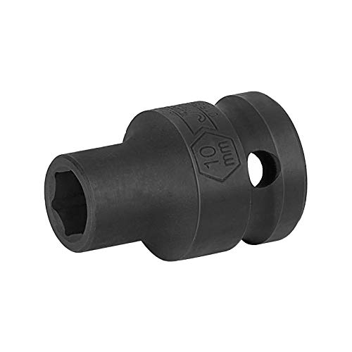 Image of JETECH 10mm Impact Socket, 1 /2-Inch Drive Standard Socket, 6-Point Design, Durable Chrome Molybdenum (Cr-Mo) Steel, Metric for Automotive & DIY Use