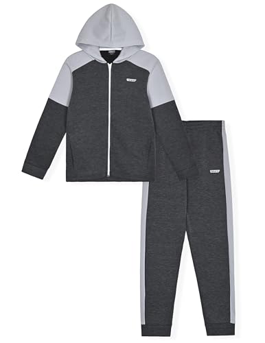 Hind Boys 4-Piece Hoodie and Sweatpant Set for Jogging and Track3