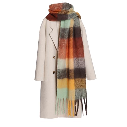Chunky Scarf for Women, Oversized Winter Scarf, Thick Long Scarves for Cold Weather Fashion & Everyday Wear