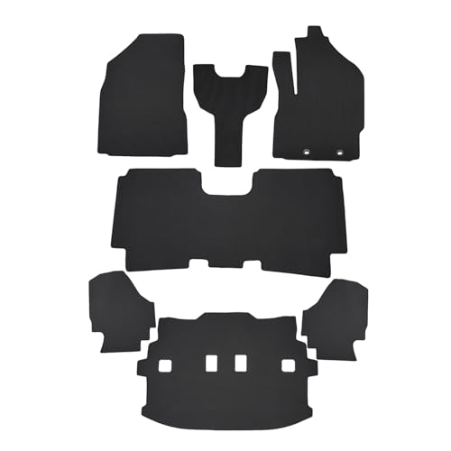 Mixsuper 新型シエンタ 10系 MXP フロアマット ラゲッジマット セカンドマット 防水 7人乗り SIENTA 2D ラゲッジトレイ シエンタ カスタムパーツ PVC素材 滑り止め 耐汚れ 耐摩擦 車種専用 純正交換 取付簡単 7点セット