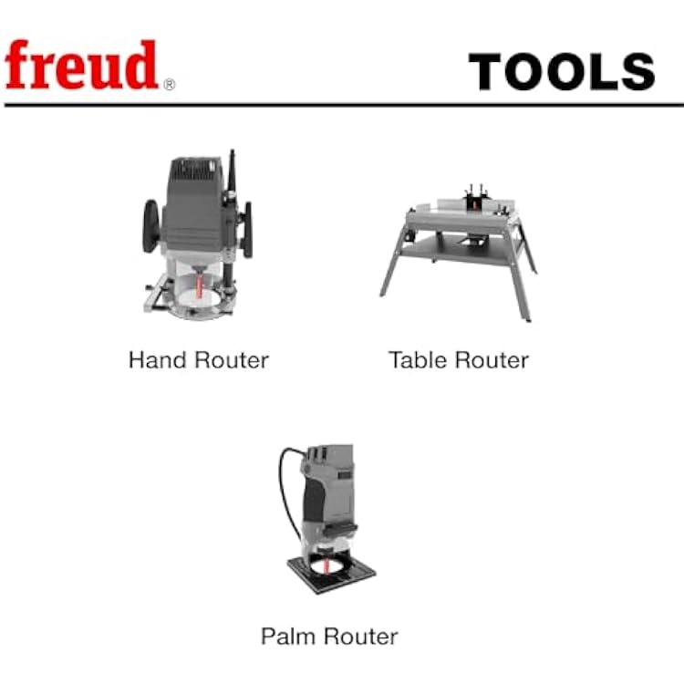 Freud 34-116: 1/2 Radius Rounding Over Bit (Quadra-Cut)