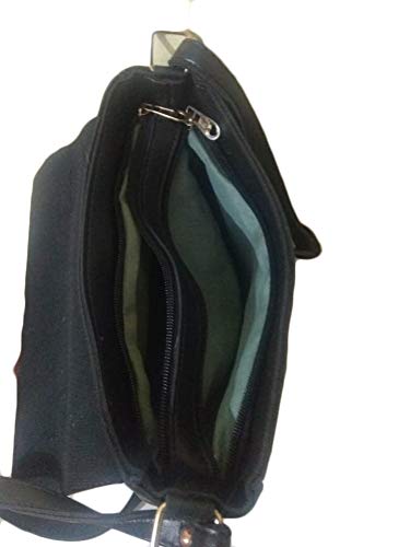Image of Women's Black Pu Leather Sling Bag