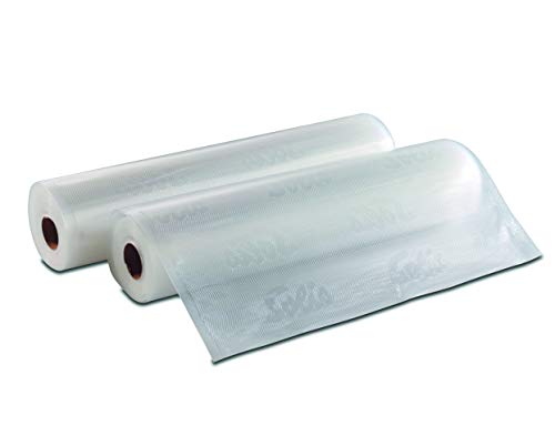 Solis Vacuümfolie, 2 Rollen, 30 X 600 cm, geschikt voor diepvries en magnetron, individueel op maat te snijden, herbruikbaar, BPA-vrij