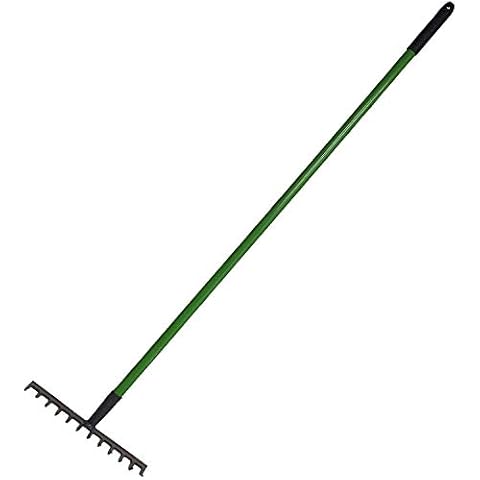 Steel Garden Tools Farming Rake Gardening Home Landscape High Sand Dirt Soil Farming Harvesting Leaves Leaf Autumn Fall Winter Cover