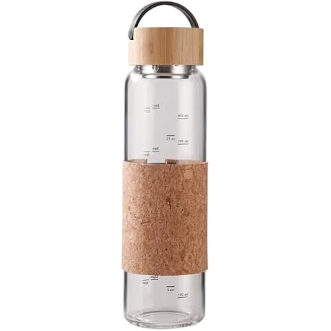 Sunkey 32 oz Glass Water Bottle Cover
