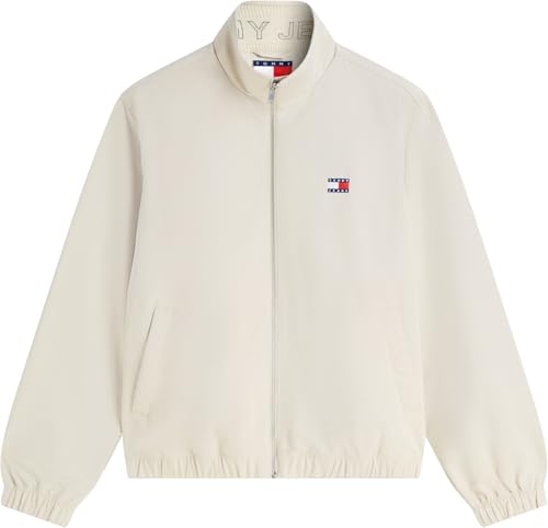Tommy Jeans Herren Windbreaker Jacke mit Stretch-Bündchen und -Saum, Beige (Classic Beige), XXL – Ansicht 6