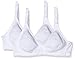 Produktbild Nur Die Damen 2er Pack Damen Baumwoll BH, Weiß (Weiß 30), 85C