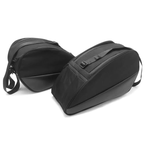 Bolsas laterales negras para equipaje BMW K1600 B Grand America con forro interior de sillín 6