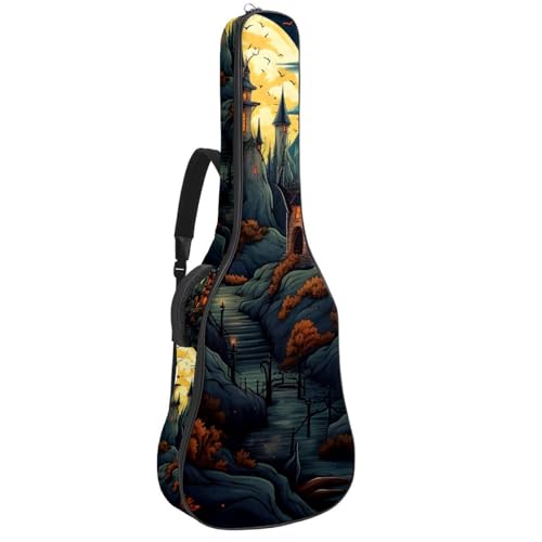 Housse guitare basse en tissu Oxford imperméable de qualité supérieure avec éponge épaisse antichoc