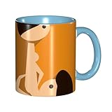 ロングシャドウカーマスートラ マグカップ 旅マグ コーヒーカップ Sky Blue セラミック 330ml 陶器 食器 耐熱 水筒 プレゼント