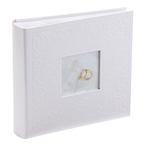 Kenro White Wedding Photo Album for 200 Photos Cover