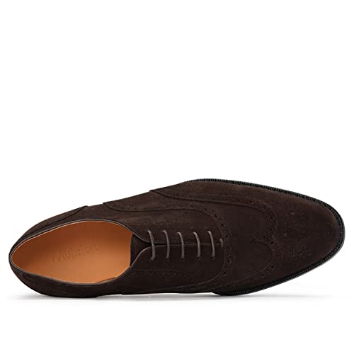 Men’s Oxfords Wingtip Full Brogues Carved Calf Shoes for Business,Casual3