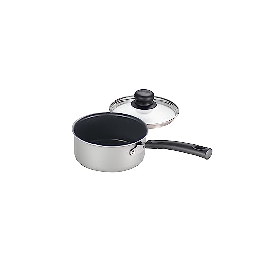 Image of Tramontina Primaware 15-Piece Non Stick Pots and Pans Set, Silver | Aluminum Nonstick Cookware Kitchen Set with Cooking Utensils