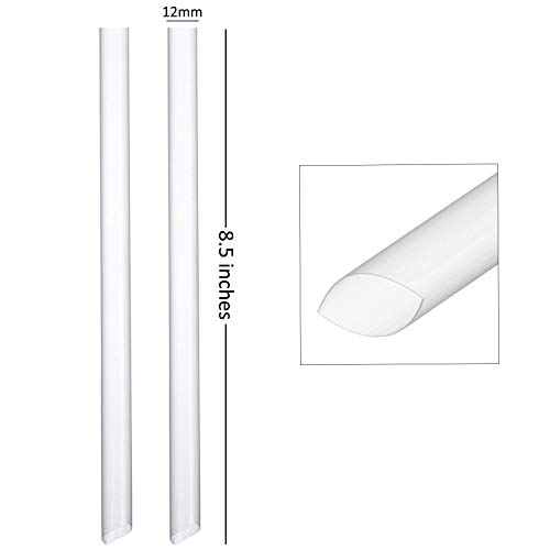 ALINK 100 Pitillos Transparentes y 100 Flexibles para Fiesta miniatura 3