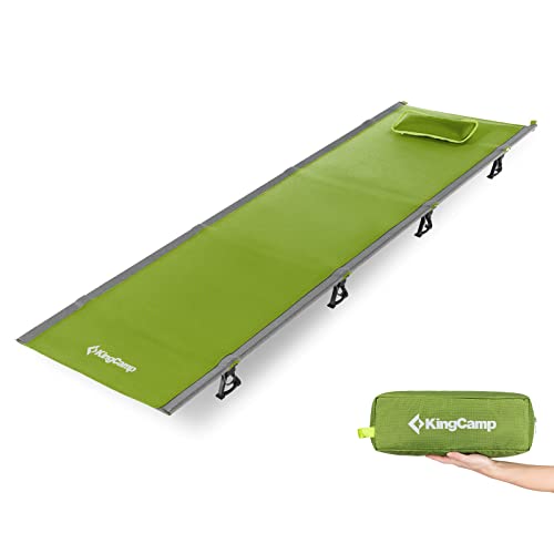 Kingcamp Ultralight Compact Folding Camping Cot Bed, 4.9 Pounds (Green) #TOP30