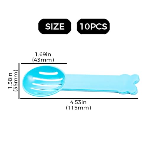 Image of Small Scooper Poop Scoop Set, 10Pcs, for Hamster & Reptile | Small Animal Care Tool,fine litter scoop