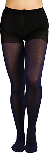 Image of ToBeInStyle Women's Shine & Shimmer Pantyhose Opaque Lurex Tights