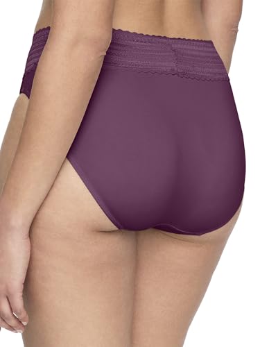 Image of Warner's Women's No Pinching, No Problem Dig-free Comfort Wait With Lace Microfiber Hipster 5609j