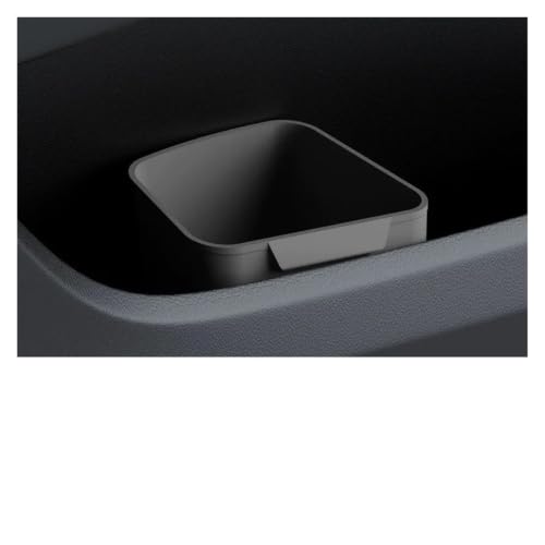 Cubo de basura para coche hermético con silicona flexible y organizador automático lateral