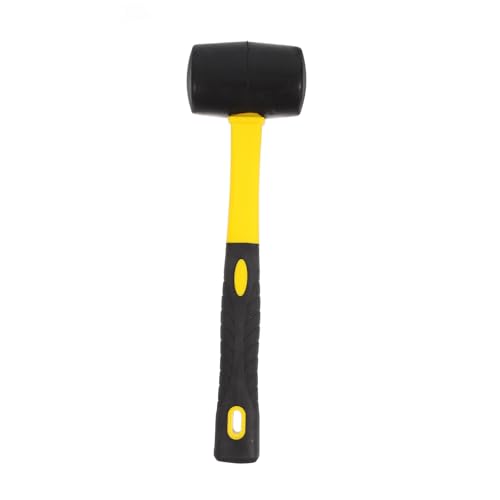 Housoutil Multi-purpose Small Hammer Rubber Mallet for Flooring Woodworking Projects and Tent Staking