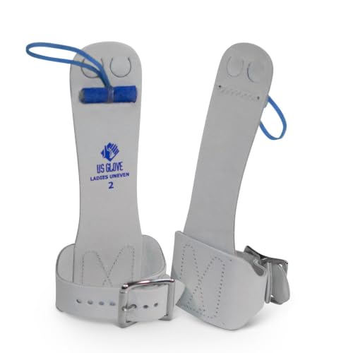 US Glove Millennium Buckle Uneven Bar Gymnastics Grips, Size 3 (6 7/8 in)