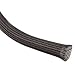 Techflex CCP0.50BK25 Flexo Clean-Cut Braided Sleeve, 1/2" x 25