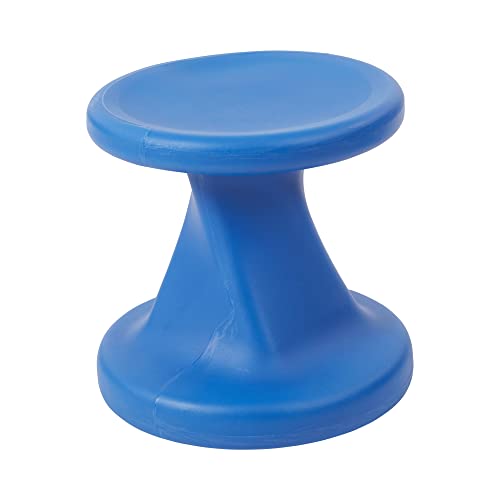 Image of ECR4Kids Twist Active Wobble Stool, 14in Seat Height, Classroom Furniture, Blue