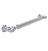 Allied Brass TD-GRR-16-SCH 16-Inch Grab Bar Reeded, Satin Chrome